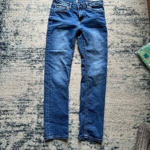 Seven7 Girls Straight Leg Blue Jeans